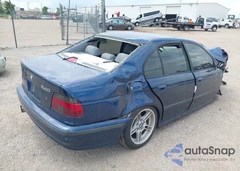 1999 BMW 540I z USA, uszkodzony, nr VIN WBADN533XXGC91873